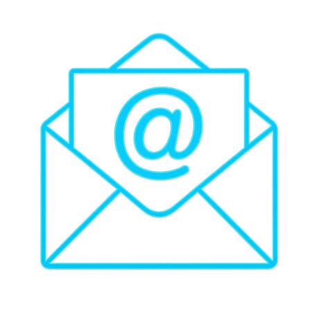 icono correo electronico neon Kaigrowth